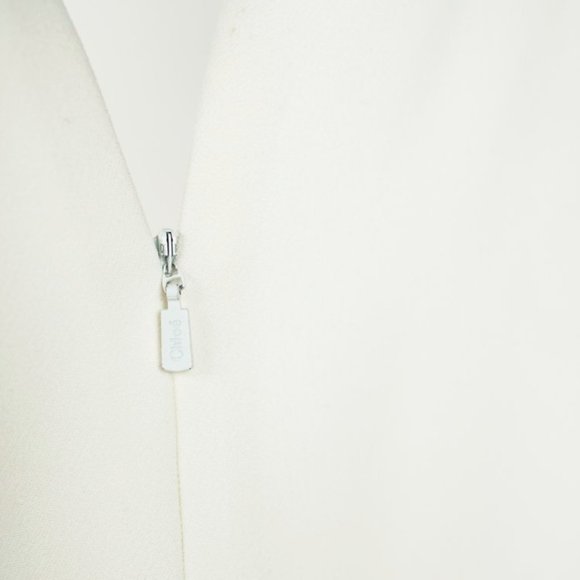 CHLOÉ Off White Tiered Crepe Shift Dress - Picture 5 of 8